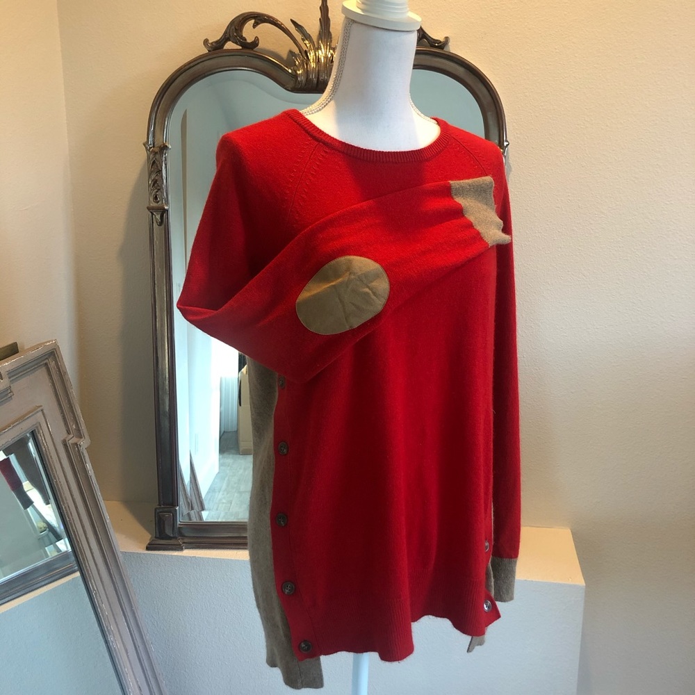 J.CREW ELBOW PATCH SWEATER